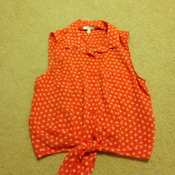 Polka dot top
