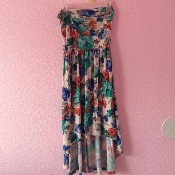 Strapless Floral Sundress