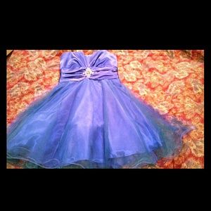 Masquerade Sapphire blue dress