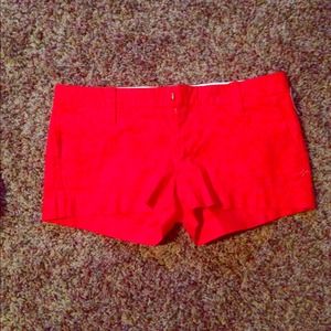 Red Hurley Chino Style Shorts