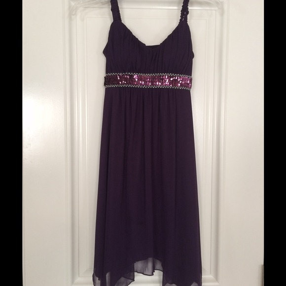 Plum colored dress