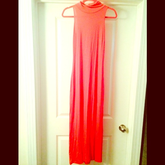 Pink maxi dress