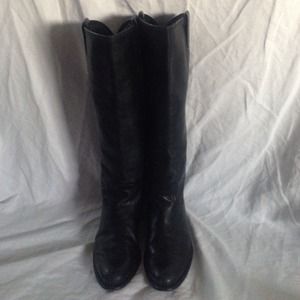 FRYE Full Grain Dorado Low - Tall Shaft - Black