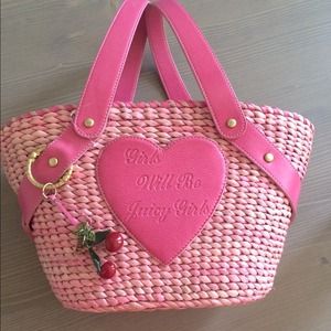 Summer clearance Juicy Couture pink picnic handbag