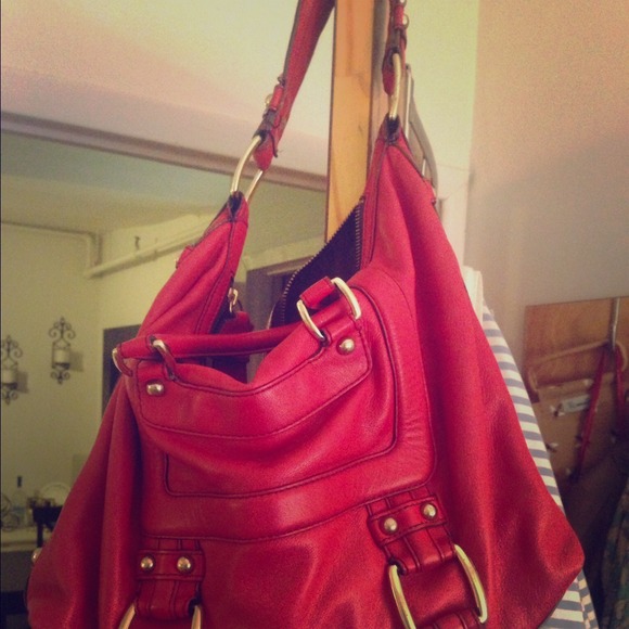 Banana Republic red large purse