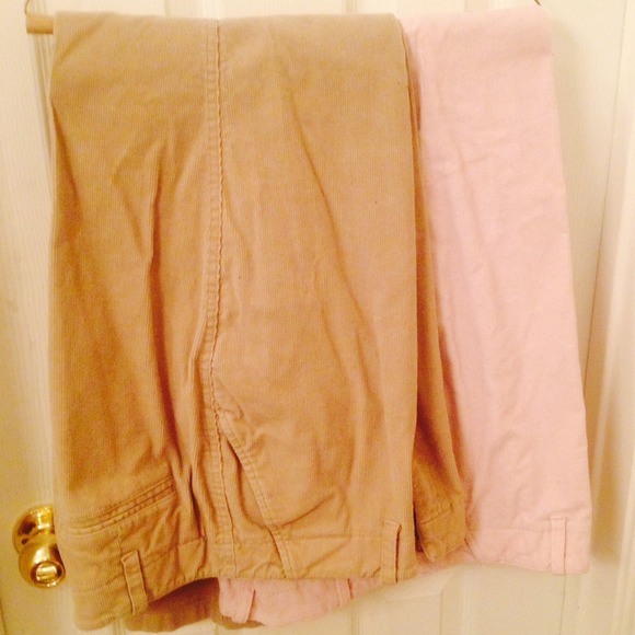 Two pair corduroy pants