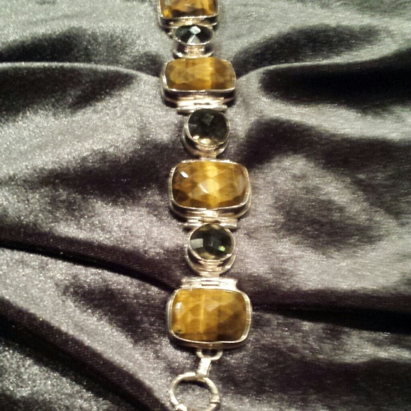 Sold bundle SS Quartz/Tiger Eye Bracelet