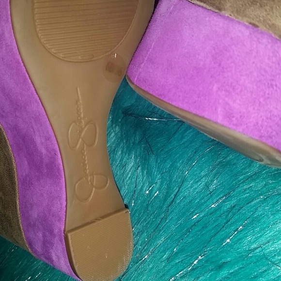 Jessica Simpson Color block wedges - Picture 3 of 3