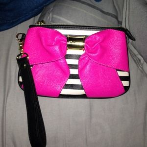Betsey Jonson Bow Wristlet