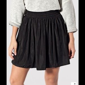 American Apparel Silky Shirred Skirt