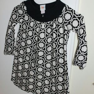 Circo girls black and white dress