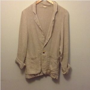 American Apparel Linen Blazer