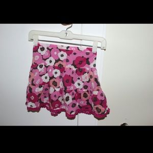 Old Navy girls floral print skirt