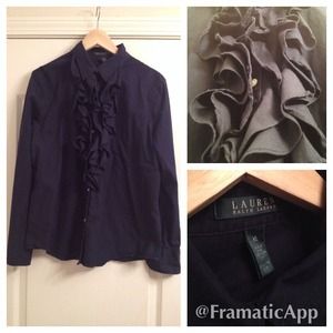 BOGO Ralph Lauren | Navy | Ruffle breast
