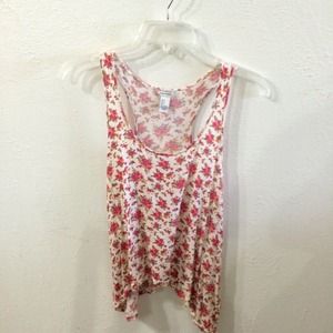 Floral Racerback Trapeze Tank