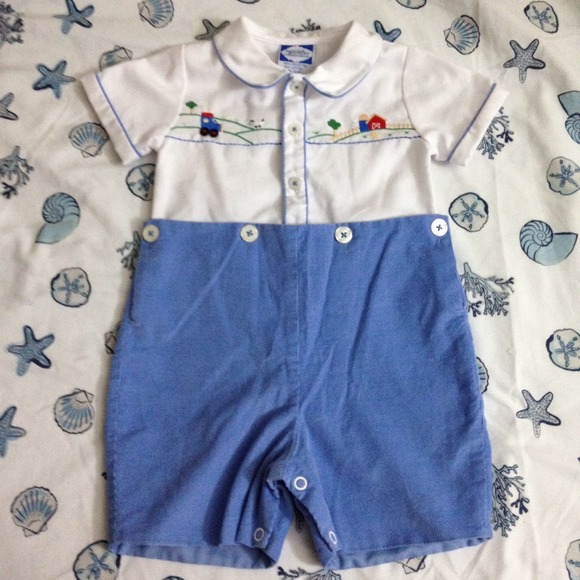 Baby boy blue rompers