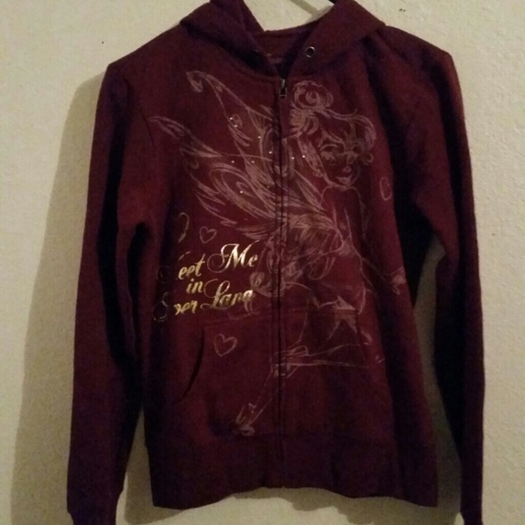 Tinker bell Hoodie Sweatshirt size md ****new***