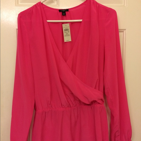 Ann Taylor Silk Wrap Blouse