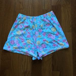 Vintage floral shorts