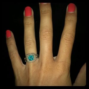 David Yurman Blue Topaz Ring