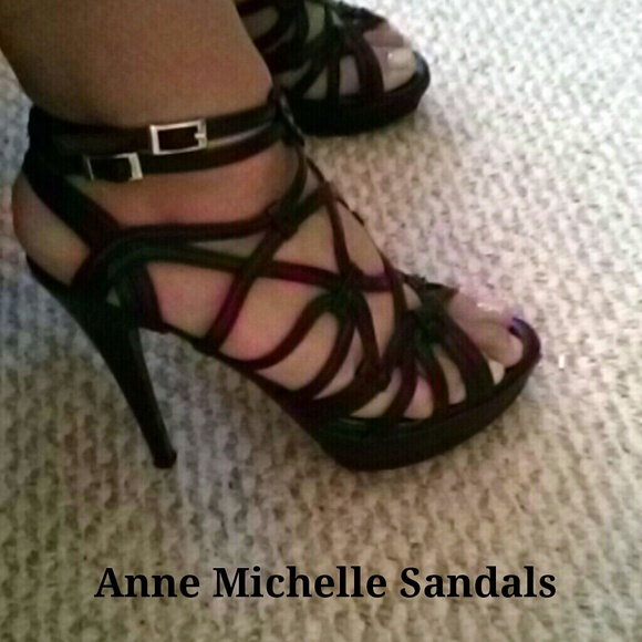 Anne Michelle Caged Gladiator Sandals
