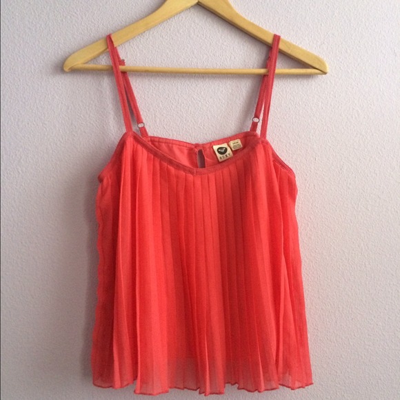 Roxy coral blouse