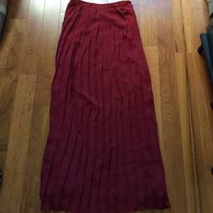 Sparkle and Fade pleated maxi skirt