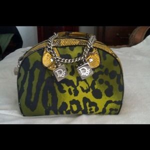 Christian Dior Gambler Python Bag