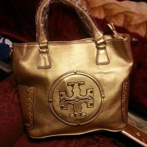 Gold TB Handbag