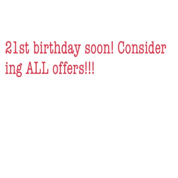 So it's going to be my birthday soon..