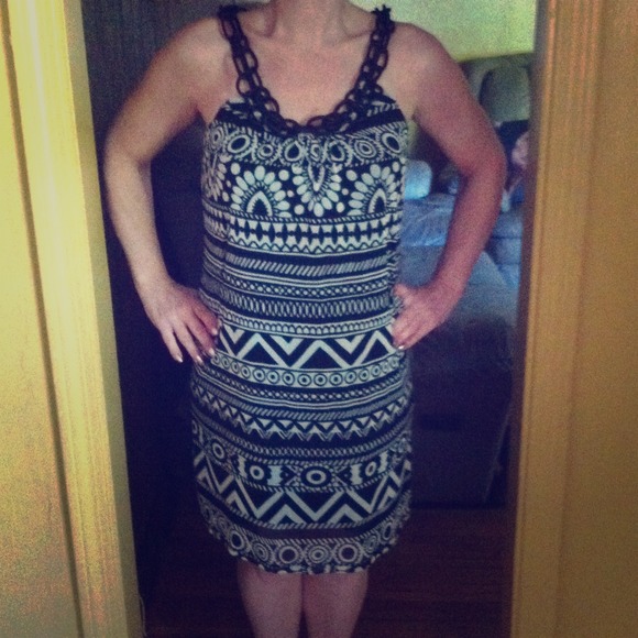 INC International Concepts Dresses & Skirts - TRIBAL PRINT DRESS