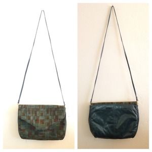Vintage Bags - ⭐️Vintage geo suede clutch purse Vintage Bags - ⭐️Vintage geo suede clutch purse