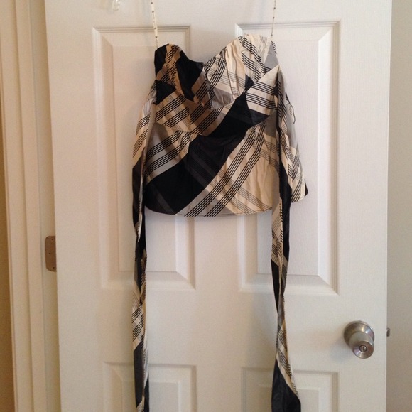 Nanette Lepore strapless top with long sash