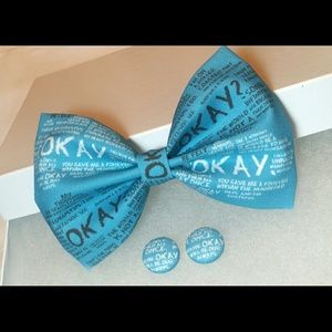 The Fault in Our Stars Hair Bow w/ Earrings