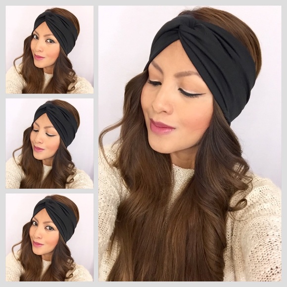 mercedesbandz Accessories - Turban headband in black