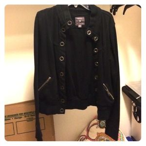 Black sweater jacket (medium)
