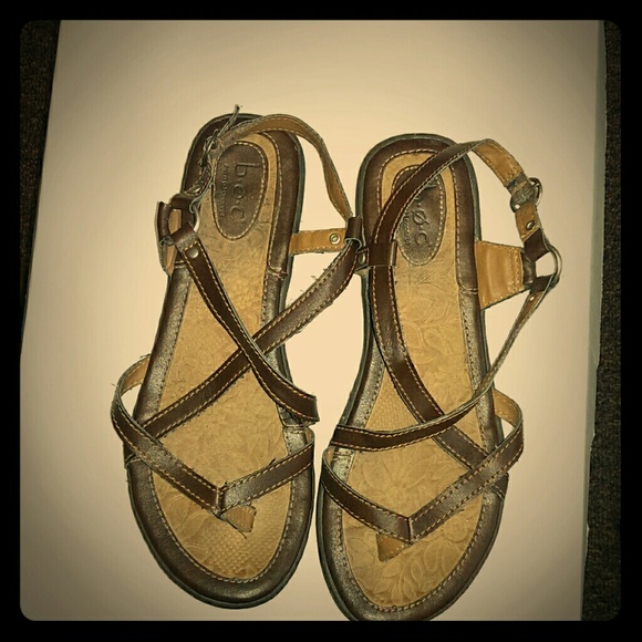 ***SOLD***in bundle- Brown sandals - Picture 1 of 2