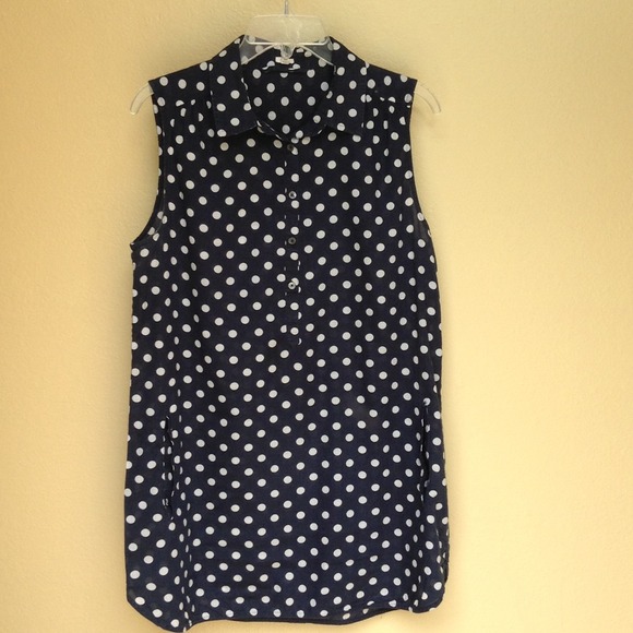 Sold in Bundle. Navy and white tunic - Picture 1 of 4