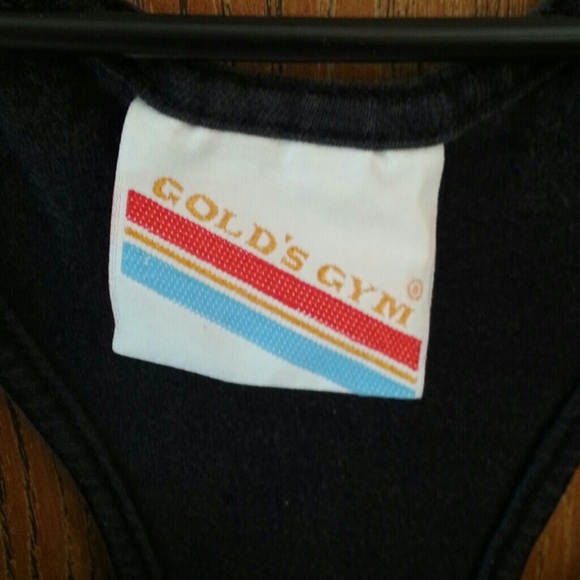 *sold eBay*Vintage 80s Golds Gym Tank Pink XL rave - Picture 2 of 4