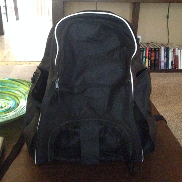 black sports bag