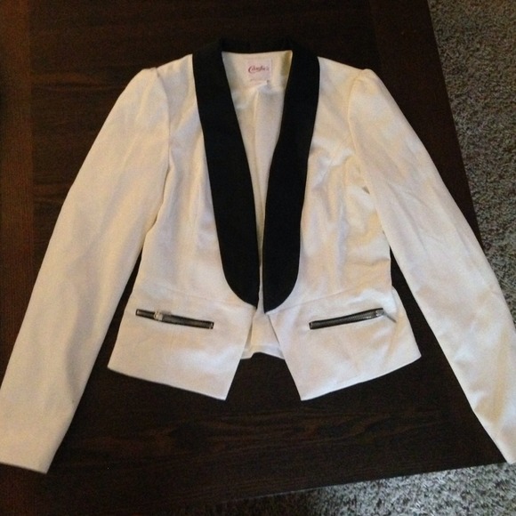 white blazer