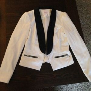 white blazer