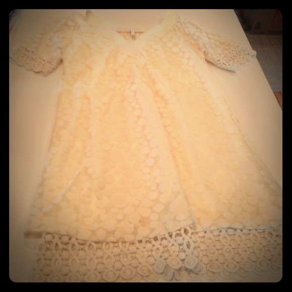Ivory short dress