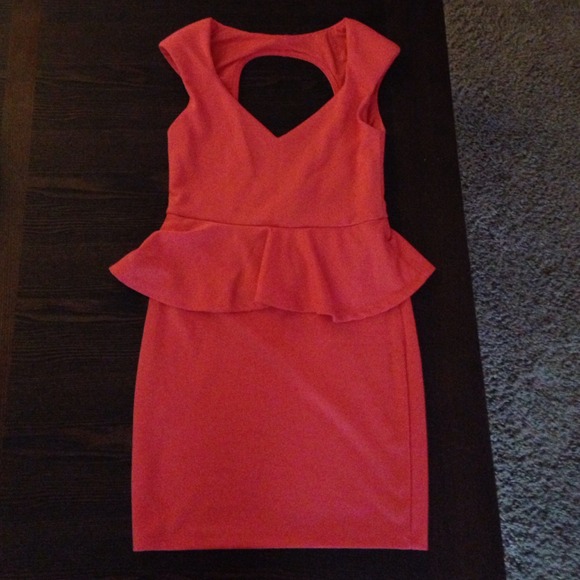 coral dress