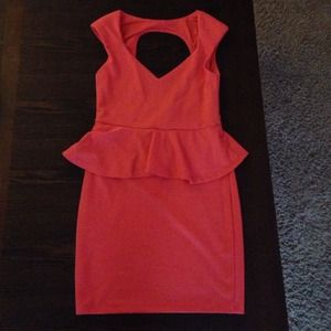 coral dress
