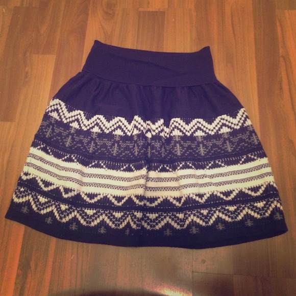 Knit mini skirt!