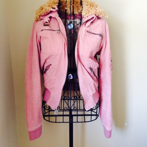 Rose Pink Corduroy Jacket