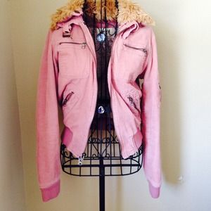Rose Pink Corduroy Jacket