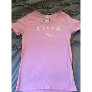 ❗️SOLD❗️Abercrombie Kids Pink Graphic Tee
