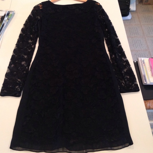 Black lace dress